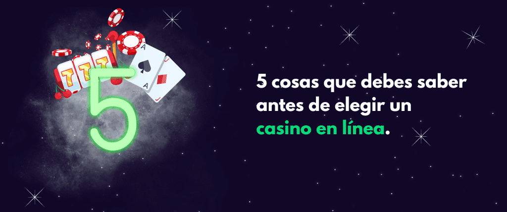 5 cosas casino linea - Casino online